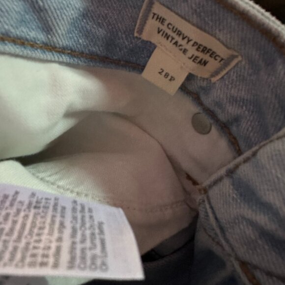 Madewell‎ The Curvy Perfect Vintage Jean Chestnut Wash size 28P - Picture 9 of 9